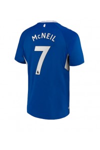 Everton Dwight McNeil #7 Fotballdrakt Hjemme Klær 2022-23 Korte ermer